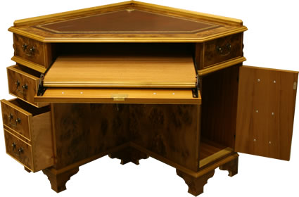 Corner Computer Desk Reproduction Furniture