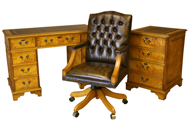 Reproduction Poplar Desk