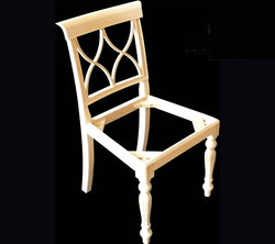 Hour Glass Single Chair Frame