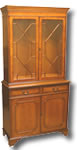 Reproduction Library Glazed Bookcases