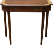 Tapered leg hall tables