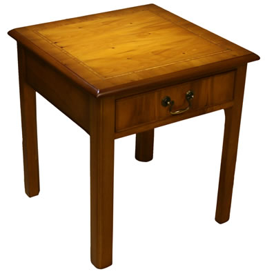 chippendale 1 drawer reproduction lamp table