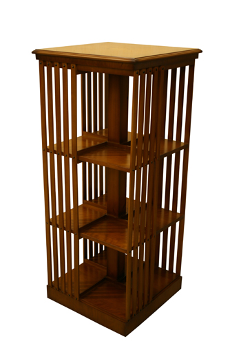 Large 3 Tier Revolving Bookcase